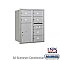 Salsbury 3710D-06ARU 4C Horizontal Mailbox 10 Door High Unit 37 1/2 Inches Double Column 6 MB2 Doors / 1 PL6 Rear Loading USPS Access