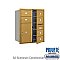 Salsbury 3710D-06GFP 4C Horizontal Mailbox 10 Door High Unit 37 1/2 Inches Double Column 6 MB2 Doors / 1 PL6 Front Loading Private Access