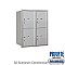 Salsbury 3710D-4PARP 4C Horizontal Mailbox 10 Door High Unit 37 1/2 Inches Double Column Stand Alone Parcel Locker 4 PL5's Rear Loading Private Access