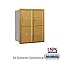 Salsbury 3710D-4PGRU 4C Horizontal Mailbox 10 Door High Unit 37 1/2 Inches Double Column Stand Alone Parcel Locker 4 PL5's Rear Loading USPS Access