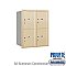 Salsbury 3710D-4PSRP 4C Horizontal Mailbox 10 Door High Unit 37 1/2 Inches Double Column Stand Alone Parcel Locker 4 PL5's Rear Loading Private Access