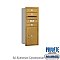 Salsbury 3710S-03GRP 4C Horizontal Mailbox 10 Door High Unit 37 1/2 Inches Single Column 3 MB1 Doors / 1 PL5 Rear Loading Private Access