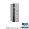 Salsbury 3710S-04AFP 4C Horizontal Mailbox 10 Door High Unit 37 1/2 Inches Single Column 4 MB2 Doors Front Loading Private Access