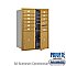 Salsbury 3711D-10GFP 4C Horizontal Mailbox 11 Door High Unit 41 Inches Double Column 10 MB1 Doors / 2 PL5s Front Loading Private Access