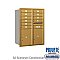 Salsbury 3711D-10GRP 4C Horizontal Mailbox 11 Door High Unit 41 Inches Double Column 10 MB1 Doors / 2 PL5s Rear Loading Private Access