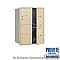 Salsbury 3711D-4PSFP 4C Horizontal Mailbox 11 Door High Unit 41 Inches Double Column Stand Alone Parcel Locker 3 PL5's and 1 PL6 Front Loading Private Access