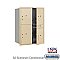 Salsbury 3711D-4PSFU 4C Horizontal Mailbox 11 Door High Unit 41 Inches Double Column Stand Alone Parcel Locker 3 PL5's and 1 PL6 Front Loading USPS Access