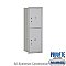 Salsbury 3711S-2PARP 4C Horizontal Mailbox 11 Door High Unit 41 Inches Single Column Stand Alone Parcel Locker 1 PL5 and 1 PL6 Rear Loading Private Access