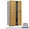 Salsbury 3716D-20GFU 4C Horizontal Mailbox Maximum Height Unit 56 3/4 Inches Double Column 20 MB1 Doors / 2 PL's Front Loading USPS Access