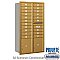 Salsbury 3716D-20GRP 4C Horizontal Mailbox Maximum Height Unit 56 3/4 Inches Double Column 20 MB1 Doors / 2 PL's Rear Loading Private Access