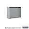 Salsbury 3806D-ALM Surface Mounted Enclosure for 3706 Double Column Unit