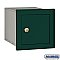 Salsbury 4140P-GRN Cast Aluminum Column Mailbox Non Locking Plain Door