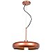 Access Lighting 23882LEDDLP-CP/GLD 23882LEDDLP Bistro Round Colored LED Pendant in Copper and Gold