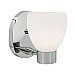 Access Lighting 23901-CH/OPL Frisco Contemporary / Modern Single Light Up Lighting 5" Wide Bathroom Fixture