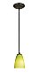 Access Lighting 28022-1C-ORB/LGR Sydney 1 Light Cone Glass Pendant 