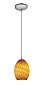 Access Lighting 28023-1C-BS/AMBFB Sydney 1 Light FireBird Glass Pendant 