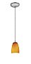 Access Lighting 28069-1C-BS/AMB Sydney 1 Light Cone Glass Pendant 