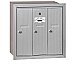 Salsbury 3503ARP Vertical Mailbox 3 Doors Recessed Mounted Private Access