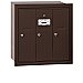 Salsbury 3503ZRU Vertical Mailbox 3 Doors Recessed Mounted USPS Access