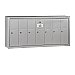Salsbury 3507ASU Vertical Mailbox 7 Doors Surface Mounted USPS Access