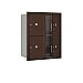 Salsbury 3710D-4PZFU 4C Horizontal Mailbox 10 Door High Unit 37 1/2 Inches Double Column Stand Alone Parcel Locker 4 PL5's Front Loading USPS Access