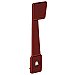 Salsbury 4816A Replacement Flag for Antique Rural Mailbox Burgundy