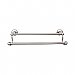 Top Knobs ED11BSNA Edwardian Bath Towel Bar 30 In. Double - Beaded Bplate in Brushed Satin Nickel