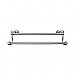 Top Knobs ED11BSNC Edwardian Bath Towel Bar 30 In. Double - Oval Backplate in Brushed Satin Nickel
