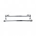Top Knobs ED11PCC Edwardian Bath Towel Bar 30 In. Double - Oval Backplate in Polished Chrome