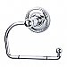 Top Knobs ED4PCF Edwardian Bath Tissue Hook Rope Backplate in Polished Chrome