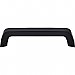 Top Knobs M1174 Tapered Bar Pull 5 1/16 Inch Center to Center in Flat Black