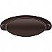 Top Knobs M1194 Dakota Cup Pull 2 9/16 Inch Center to Center in Oil Rubbed Bronze