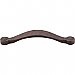 Top Knobs M1219 Saddle Pull 5 1/16 Inch Center to Center in Patina Rouge