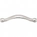Top Knobs M1262 Saddle Pull 5 1/16 Inch Center to Center in Brushed Satin Nickel