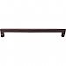 Top Knobs M1383 Aspen Flat Sided Pull 18 Inch Center to Center in Mahogany Bronze