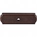 Top Knobs M1433 Aspen Rectangle Backplate 2 1/2 Inch in Mahogany Bronze