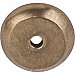 Top Knobs M1456 Aspen Round Backplate 7/8 Inch in Light Bronze