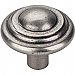 Top Knobs M1475 Aspen Button Knob 1 3/4 Inch in Silicon Bronze Light