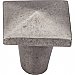 Top Knobs M1515 Aspen Square Knob 1 1/4 Inch in Silicon Bronze Light