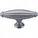 Top Knobs M152 Tuscany Small T-Handle 2 5/8 Inch in Pewter Light