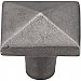 Top Knobs M1520 Aspen Square Knob 1 1/2 Inch in Silicon Bronze Light