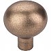 Top Knobs M1531 Aspen Large Egg Knob 1 7/16 Inch in Light Bronze