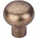 Top Knobs M1546 Aspen Round Knob 7/8 Inch in Light Bronze