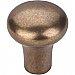 Top Knobs M1551 Aspen Round Knob 1 1/8 Inch in Light Bronze