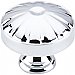Top Knobs M1610 Hudson Knob 1 1/4 Inch in Polished Chrome