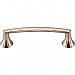 Top Knobs M1638 Rue Pull 3 3/4 Inch Center to Center in Brushed Bronze