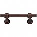 Top Knobs M1751 Bit Pull 3 Inch Center to Center in Patina Rouge