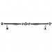 Top Knobs M1797-12 Somerset Melon Appliance Pull 12 Inch Center to Center in Polished Nickel