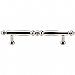Top Knobs M1797-96 Somerset Melon Pull 3 3/4 Inch Center to Center in Polished Nickel