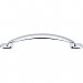 Top Knobs M1864 Arendal Pull 5 1/16 Inch Center to Center in Polished Chrome
